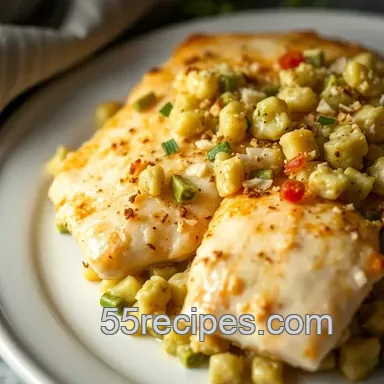 Easy & Savory Artichoke and Parmesan Tilapia Recipe: A Family Favorite Recipe Card