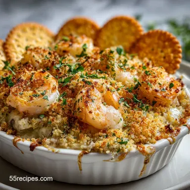 Seafood Casserole Recipe: Creamy Baked in 35 Minutes Recipe Card