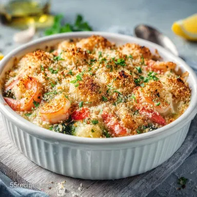 Seafood Casserole Recipe: Creamy Baked in 35 Minutes