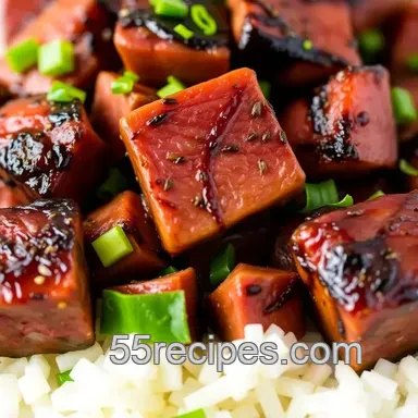 Easy Seared Ahi Tuna Cubes in 15 Minutes: A Flavorful Quick Fix! Recipe Card
