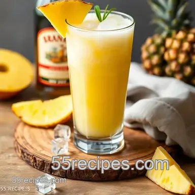How to Shake Brandy Pineapple Delight in 5 Minutes: A Delicious Escape! Recipe Card