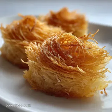 Shredded Filo Pastry: Crispy Baked for 35 Minutes