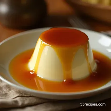 The Foolproof Silky Creme Caramel Recipe Classic Flan Recipe Card
