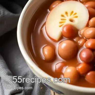 Simmered Adzuki Bean Bliss – Cozy 60 Min Treat presentation