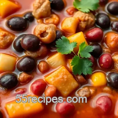 Easy Simmered Taco Soup with Flavorful Beans: A Family Favorite!