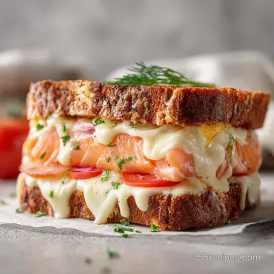 Smoked Salmon Croque Monsieur in 25 Minutes Recipe Card