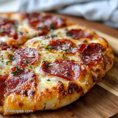 Soppressata Pizza in 23 Minutes Recipe Card