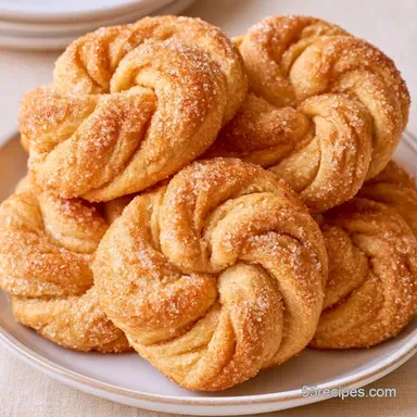 Sour Cream Twists: Crispy and Golden Recipe Card
