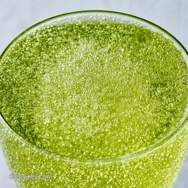 Sparkling Green Tea Social Drink: 10 Min Recipe Card