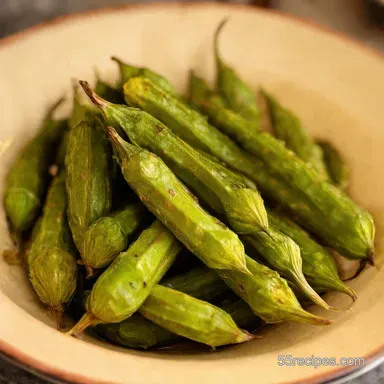 Spicy Dill Pickled Okra A Southern Classic Recipe Card