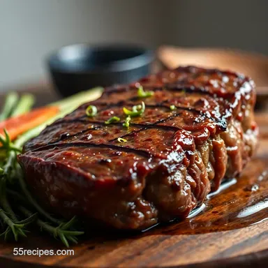 Perfect medium steak: Steakhouse Taste at Home! Recipe Card