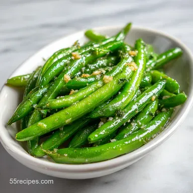 Steam Fresh Beans in 12 Minutes Recipe Card