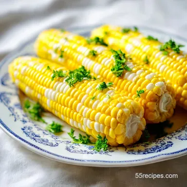 Steamed Corn on the Cob for 5 Servings
