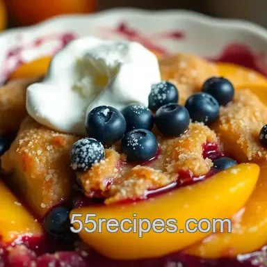 Easy Summer Peach and Blueberry Cobbler: A Family Favorite Recipe