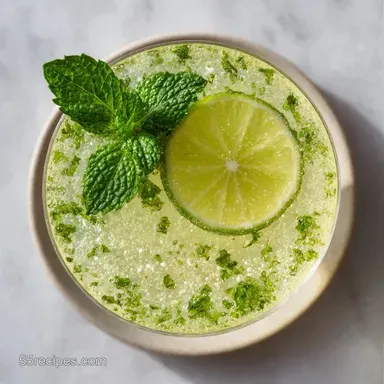 Sweet Green Tea Mixed Drink in 5 Minutes Recipe Card