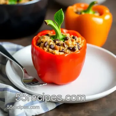 Sweet pepper: 5 Easy Ways to Enjoy Stuffed Quinoa Delight! presentation