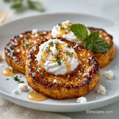 Sweet Potato Crostini with Goat Cheese Recipe Card