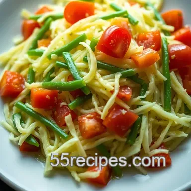 My Grandmother's Easy Papaya Salad Recipe: A Delicious Summer Treat Recipe Card