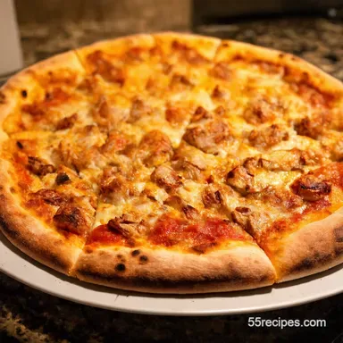 Thanksgiving Pizza Gobble Til You Wobble Leftovers Recipe Card