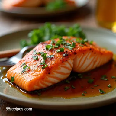 Salmon Done Right How Long Does Salmon Take to PanSear Recipe Card