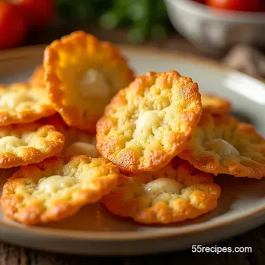 Truly Crisp Parmesan Frico Wafers Easy Recipe Recipe Card