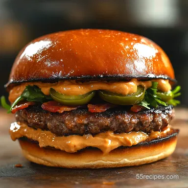 The Ultimate Peanut Butter Burger Savoury Smash Technique Recipe Card