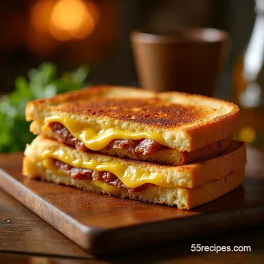 Ultimate Spam Sandwich Toastie From Guilty Pleasure to Gourmet Recipe Card