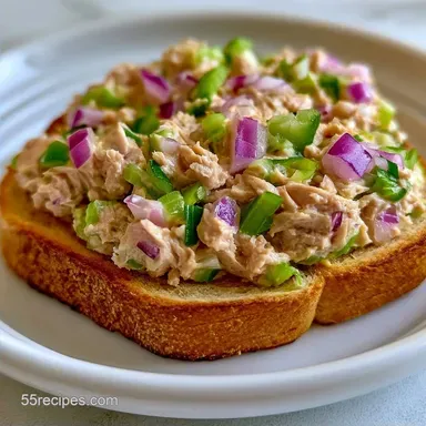 Toasted Tuna Salad Bread in 20 Minutes