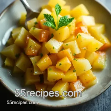 Tropical Pineapple Dressing presentation