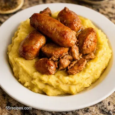 Turkey Bangers Mash My Secret Ground Turkey Ideas Recipe Card
