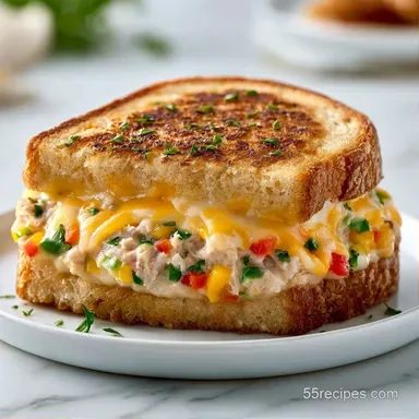 Veggie Tuna Melt in 20 Minutes Recipe Card