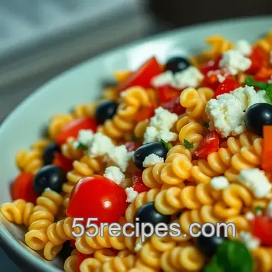 Vibrant Rotini Pasta Salad: A Colorful and Easy Summer Delight