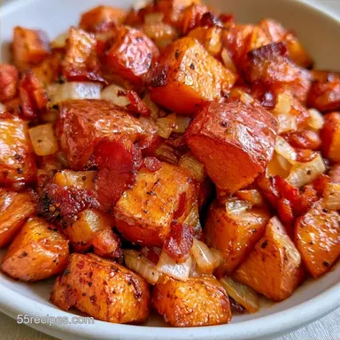 Warm German Potato Salad with Bacon