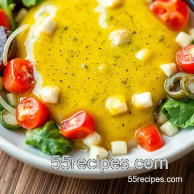 Ultimate Whisked Olive Oil Salad Dressing Delight: 5 Easy Tips for Flavor! Recipe Card