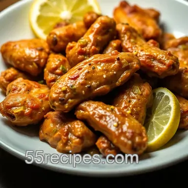 How to Make My Grandma's Hot Lemon Pepper Wings: 5 Easy Tips! Recipe Card