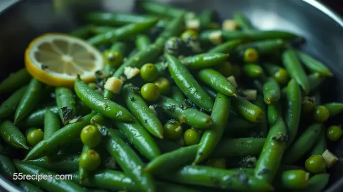 Bright & Crisp: Steamed Sugar Snaps with Lemon & Fresh Herbs