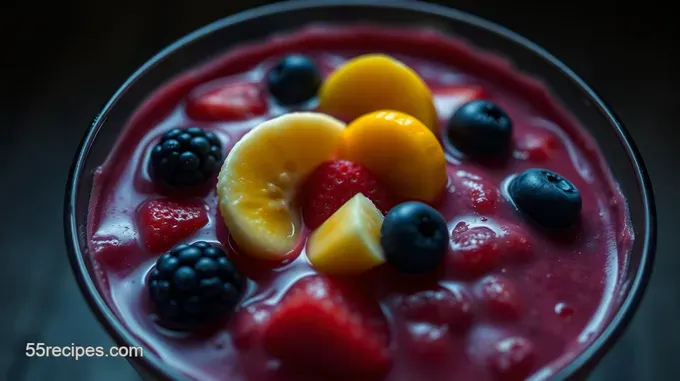 Chilled Berry Bliss – A Frozen Fruit Cup Recipe