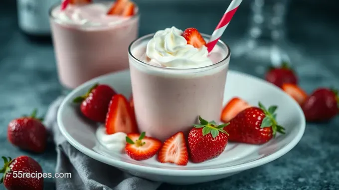 Classic Strawberry Milkshake: A Creamy Delight