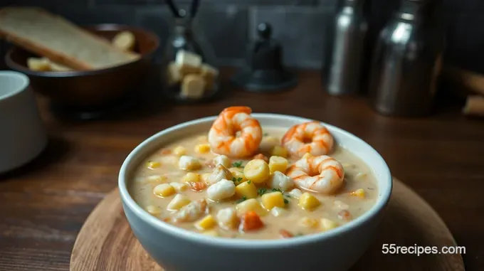 Creamy Shrimp and Sweetcorn Chowder