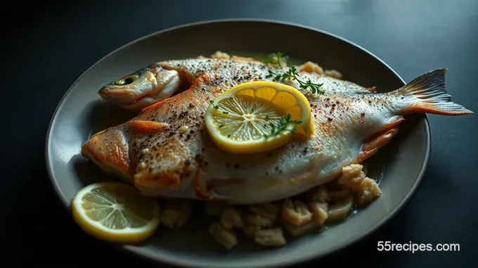 Crispy Pan-Fried Trout with Lemon Herb Butter