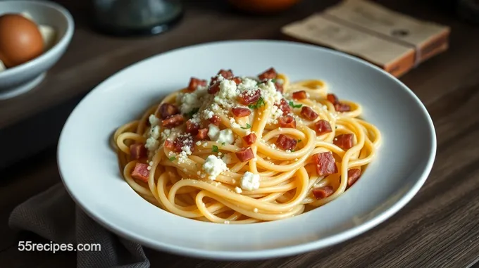 Decadent Creamy Pasta Carbonara with a Twist