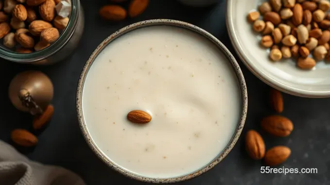 Deliciously Creamy Almond and Cashew Milk