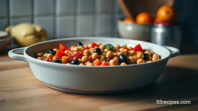 One-Pan Mediterranean Chickpea Bake
