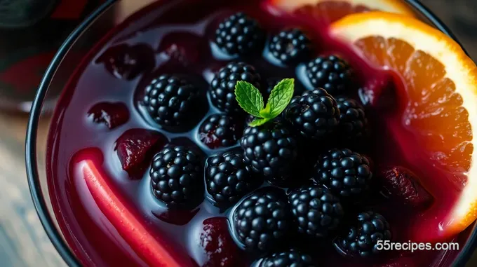 Outback-Style Blackberry Sangria: A Refreshing Twist on a Classic