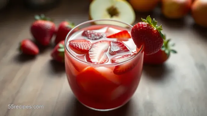 Refreshing Strawberry Apple Juice: A Fruity Delight