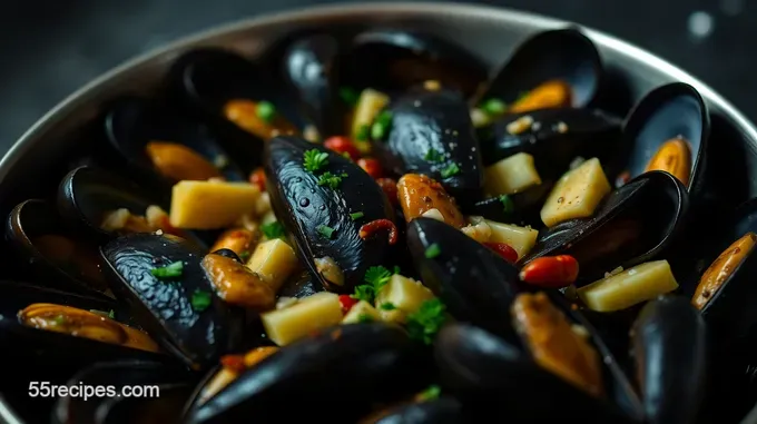 Sautéed Mussels with Garlic and Herb Butter
