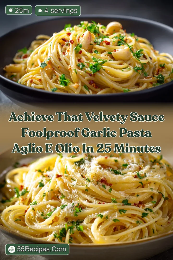 Achieve That Velvety Sauce Foolproof Garlic Pasta Aglio e Olio in 25 Minutes