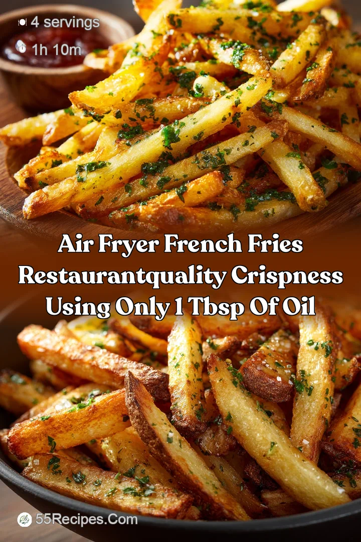Air Fryer French Fries RestaurantQuality Crispness Using Only 1 Tbsp of Oil