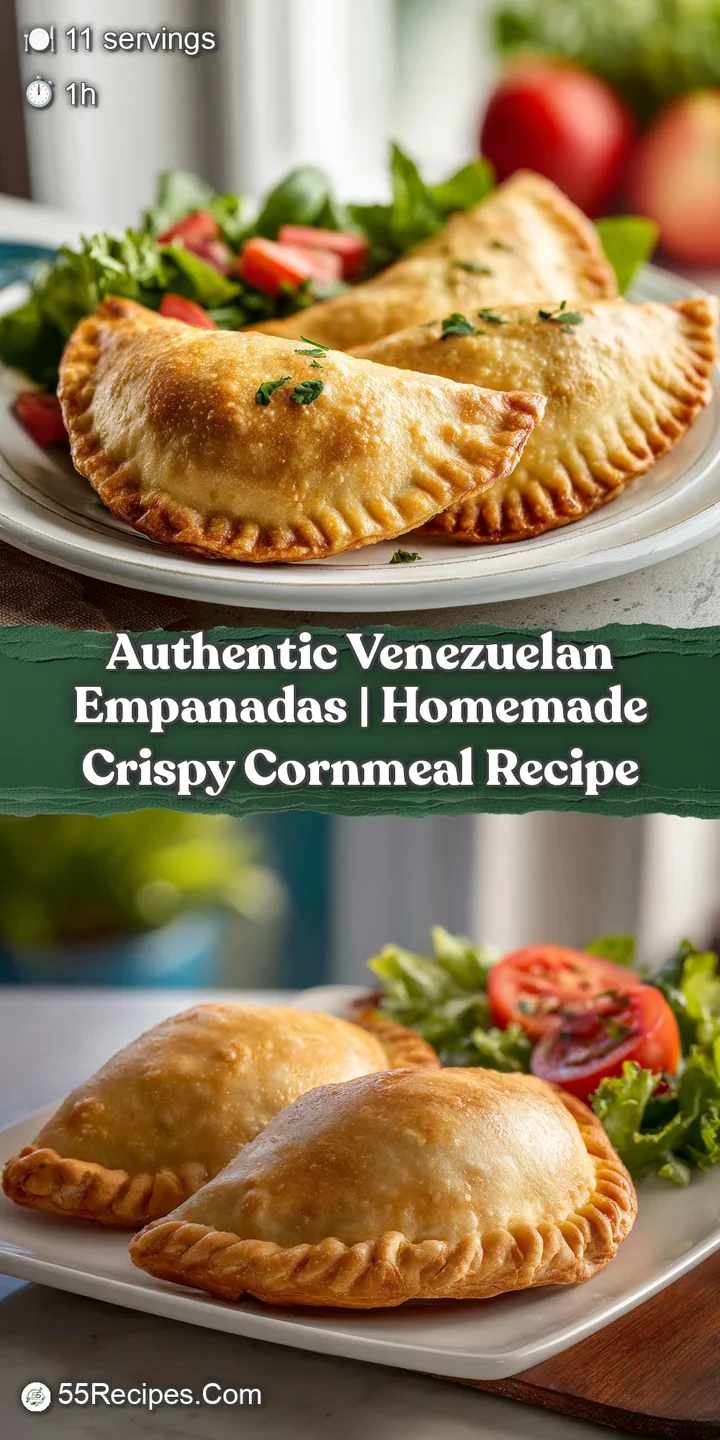 Close-up of a perfectly fried empanada, showing its flaky, textured crust with a hint of filling.