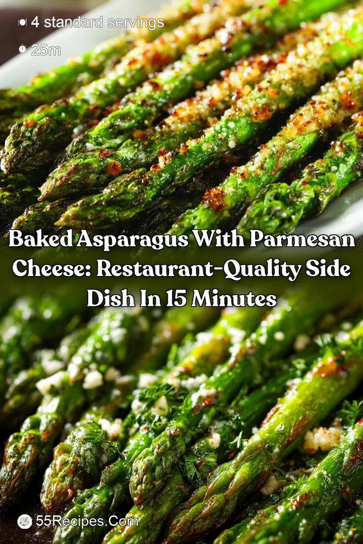 Baked Asparagus with Parmesan Cheese: Restaurant-Quality Side Dish in 15 Minutes